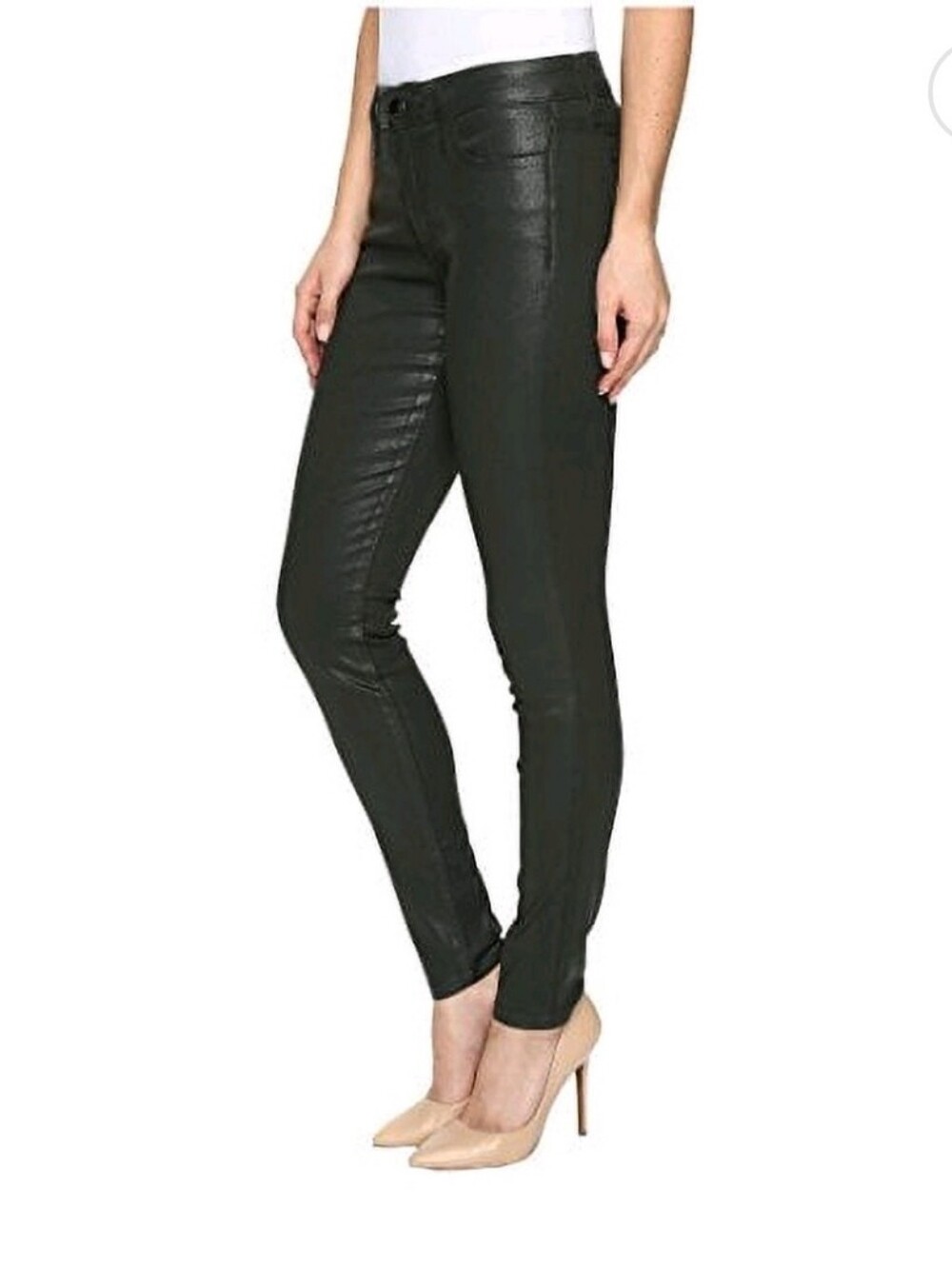 Joes Jeans Womens 31 Black Flawless Icon Skinny Ankle Mid Rise Stretch Denim